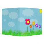 Flowers and a Bee binders