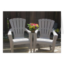 Flowers and Adirondack Chairs cards by elysee29 Flowers and Adirondack Chairs cards