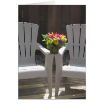 Flowers and Adirondack Chairs cards by elysee29 Flowers and Adirondack Chairs cards