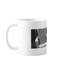 Flowers and Adirondack Chairs mugs
