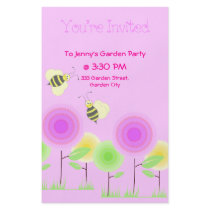 Flowers and Bees Invite Flyers
