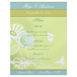 Flowers and Bees Menu Personalized Flyer