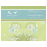 Flowers and Bees Wedding Program Full Color Flyer