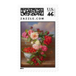 Flowers and berries postage stamp stamps