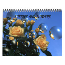 Flowers and Bubbles Calendar
