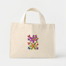 Flowers and Butterflies bag