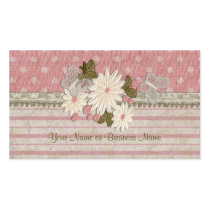 Flowers and Butterflies Business Cards business cards