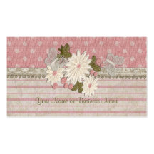 Flowers and Butterflies Business Cards