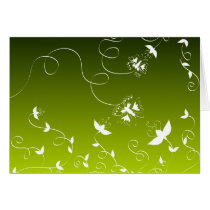 Flowers and butterflies cards
