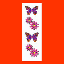 flowers and butterflies profile cards by lissame73 flowers and butterflies profile cards