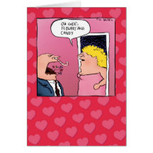 Flowers and Candy - Happy Valentine's Day Card