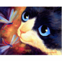 Flowers And Cats Painting Art - Multi photo sculptures by JUDERM Flowers And Cats Painting Art - Multi photo sculptures