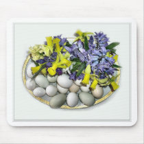 Flowers and Eggs mousepads