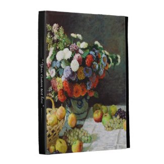 Flowers and Fruit, 1869 Claude Monet iPad Folio Case