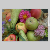 flowers and fruit cards