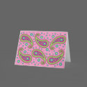 Flowers and Paisley Card by teeboutique Flowers and Paisley Card