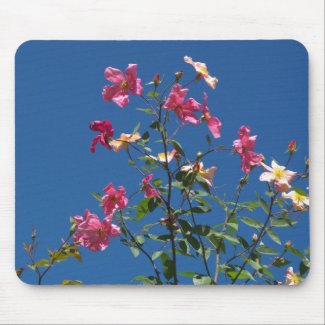 Flowers and sky Mousepad