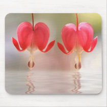 Flowers and Water Reflection mousepads