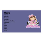 Flowers are a Girls Best Friend Business Card Template