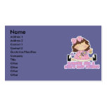 Flowers are a Girls Best Friend Business Card Template