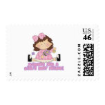 Flowers are a Girls Best Friend Postage