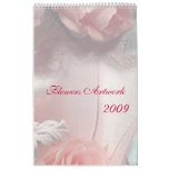 Flowers Artwork 2009 Calendar