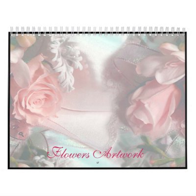 Flowers Artwork Calendar by elenaind