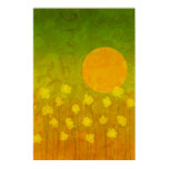 Flowers at Sunrise posters