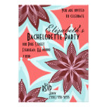 Flowers Bachelorette Party Invitation
