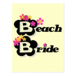 Flowers Beach Bride T-shirts and Gifts Post Cards