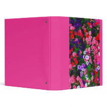flowers vinyl binder