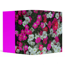 flowers 3 ring binders