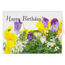 Flowers Birthday Card cards