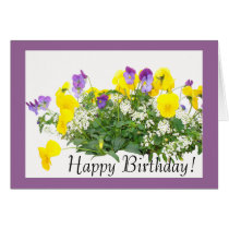 Flowers Birthday Card cards