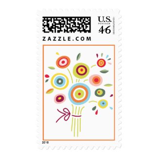 Flowers Bouquet stamp