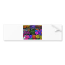 flowers bumper stickers