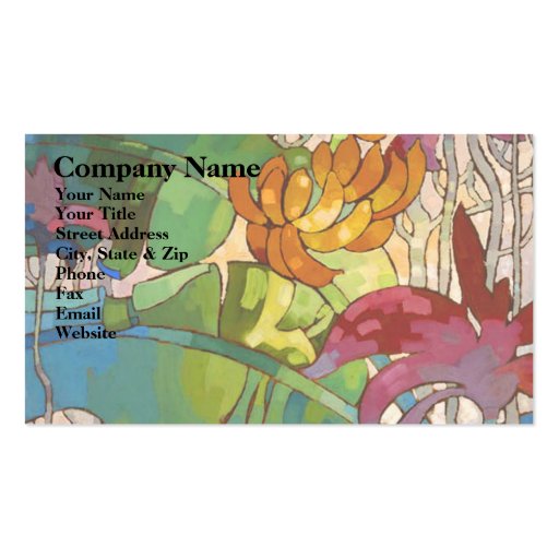 Flowers - Business Card (front side)