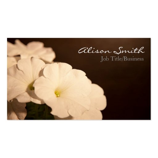 Flowers Business Card