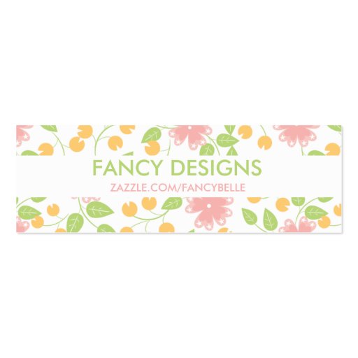 Flowers Business Cards (front side)