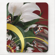 Flowers & Butterflies Composition mousepads
