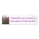 Flowers & Butterfly bumper stickers