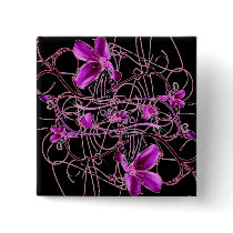 Flowers Button by elenaind Flowers Button