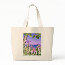 Flowers by the Sea Tote Bag