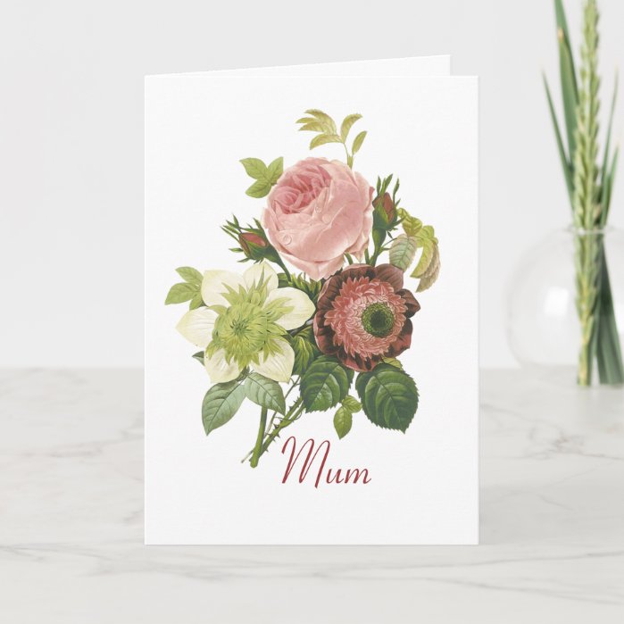 Flowers CC0109 Mother's Day Card