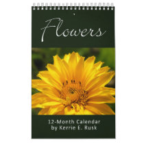 Flowers Choose-Your-Date Single-Page Calendar