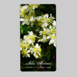 flowers labels