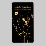 flowers labels