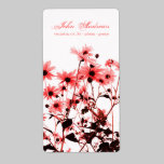 flowers labels