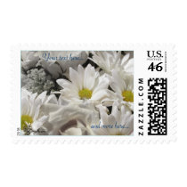Flowers Daisies 2 Personalized Postage Stamps
