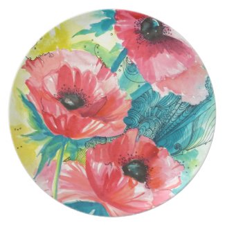 Flowers Dinner Plates